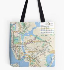 New York City Subway Tote Bag