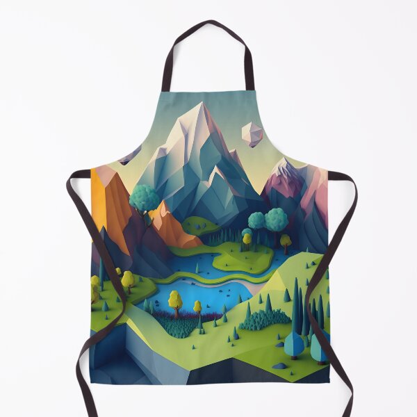 Artikelvorschau, Abstrakte geometrische Berge entworfen und verkauft von NavyPanda.