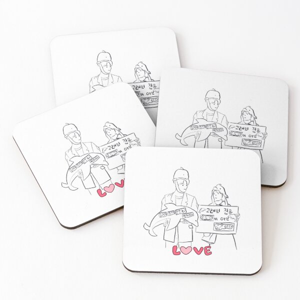 Item preview, Woo Yong Woo & Lee Jun Ho Dating for Dolphin love backgrund designed and sold by paintingtour.