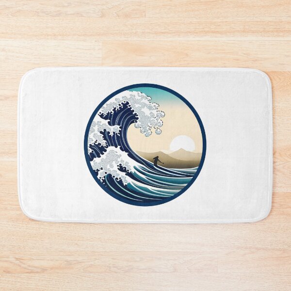 Item preview, Surfing Design in Ukiyo-e Style designed and sold by Davey's Designs.