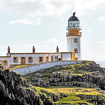 Artwork thumbnail, Lighthouse at Neast Point, Isle of Skye, Scotland by anni103