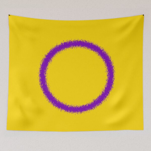 Item preview, Scratchy Intersex Pride Flag designed and sold by Sum-Thangs.