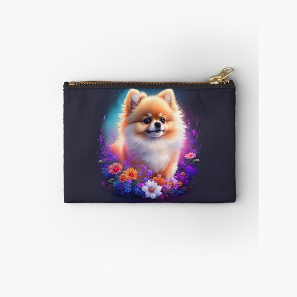 Item preview, Pomerian dogs and flowers design designed and sold by Warih.