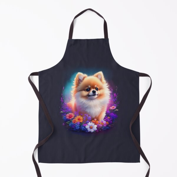 Item preview, Pomerian dogs and flowers design designed and sold by Warih.