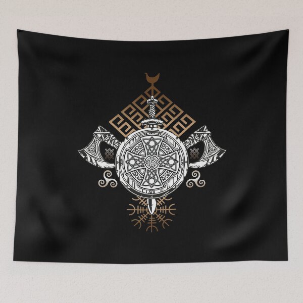 Item preview, Viking Axe Tree Mythology Rune designed and sold by MooonTees.