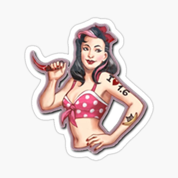 Vintage1950s Pinup Porn - Pinups Stickers for Sale | Redbubble