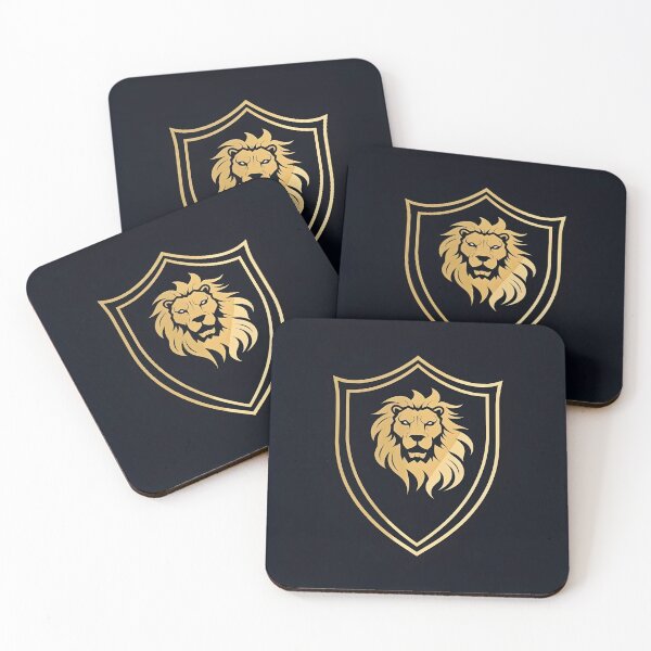 Item preview, Golden lion on shield designed and sold by anthonygdg.