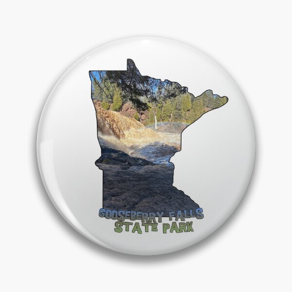 Artikelvorschau, Umriss des Bundesstaates Minnesota - Stachelbeerfalls-Staatspark entworfen und verkauft von gorff.