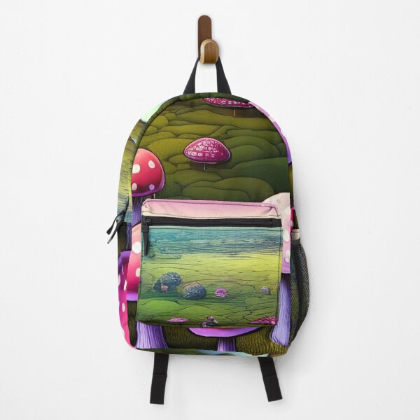 Item preview, Field of Pink Mushrooms designed and sold by LyndiiLoubie.