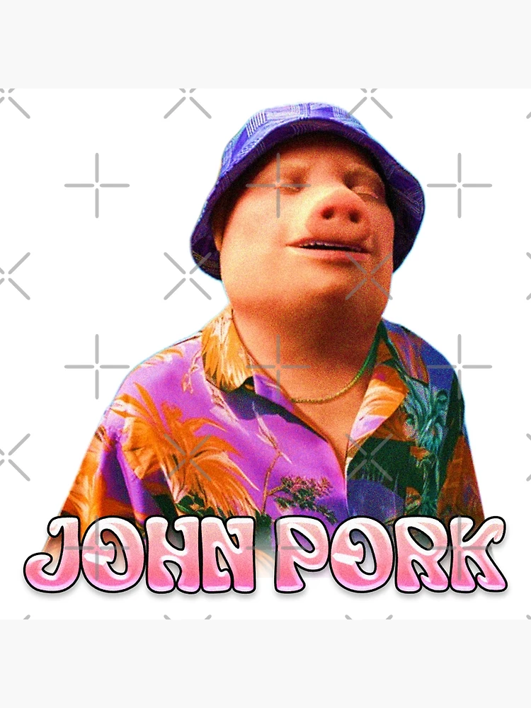 frail-jaguar172: John Pork meme with a joint in the wood