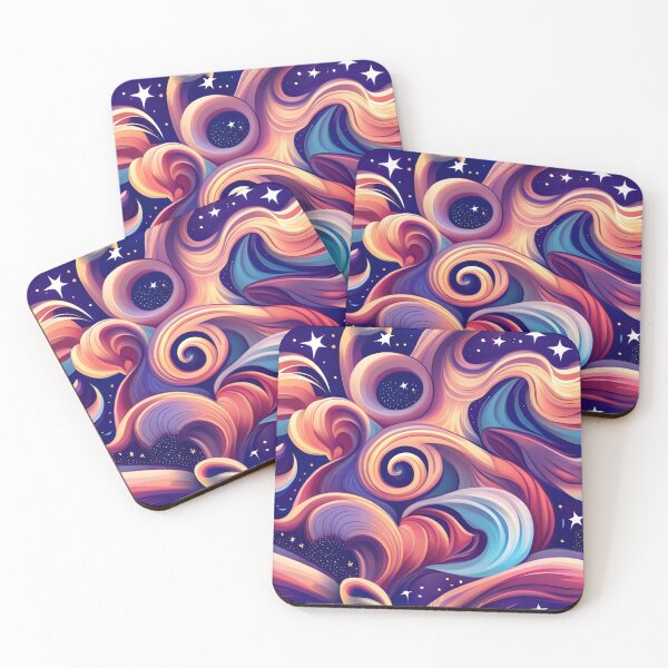 Item preview, Bright Purple Starry Whimsical Pattern designed and sold by WitchyWare.
