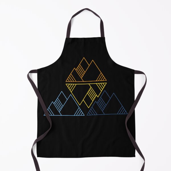 Item preview, Triangular Aro Ace Mountains. Aroace Pride designed and sold by Subtle Pride Shop.