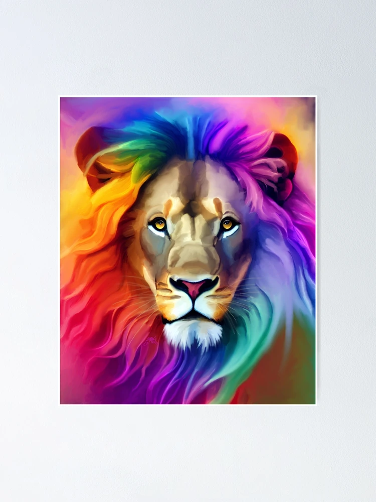 タンポポライオン原画Japanese pop art LION | TOMOYA OFFICIAL