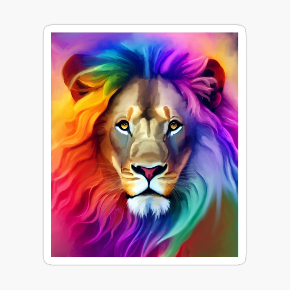 タンポポライオン原画Japanese pop art タンポポライオン原画Japanese pop art Lion Pop Art