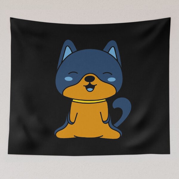 Item preview, Kawaii Aro Ace Puppy Dog. Aroace Pride designed and sold by Subtle Pride Shop.