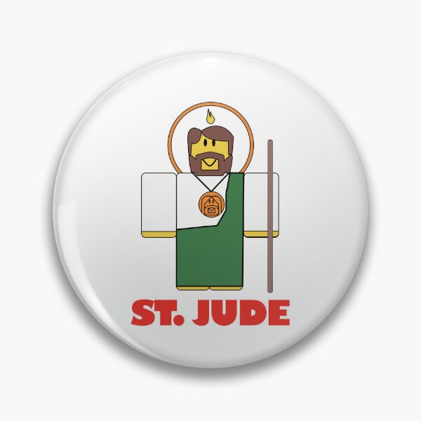 Artikelvorschau, ST. JUDE THADDEUS - ROBLOX-AUSGABE entworfen und verkauft von Obedience Exalted Merchandize.