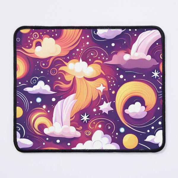 Item preview, Whimsical Magic Cloud Seamless Pattern designed and sold by WitchyWare.