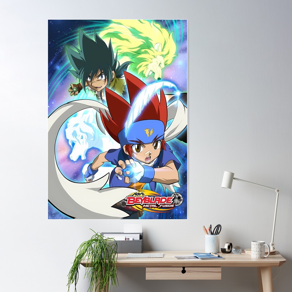 Beyblade Anime Fabric Wall Scroll Poster (32x42) Inches. [WP] Beyblade-4(L)