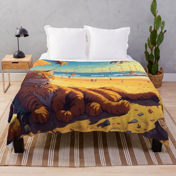 Item preview, Cat Miaw at the Beach designed and sold by shadowartsss.