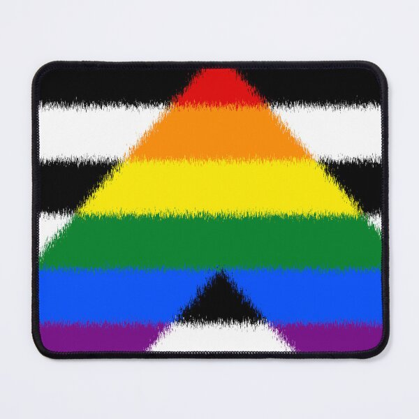 Item preview, Scratchy Straight Ally Pride Flag designed and sold by Sum-Thangs.