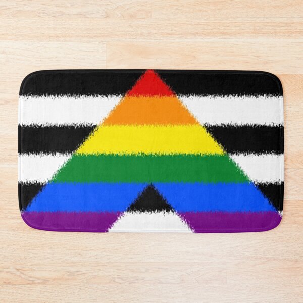 Item preview, Scratchy Straight Ally Pride Flag designed and sold by Sum-Thangs.