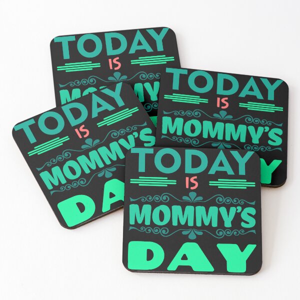Item preview, Today is Mommy's Day – Mother’s Day t-shirt design - Sticker redbubble designed and sold by bluehatgraphics.