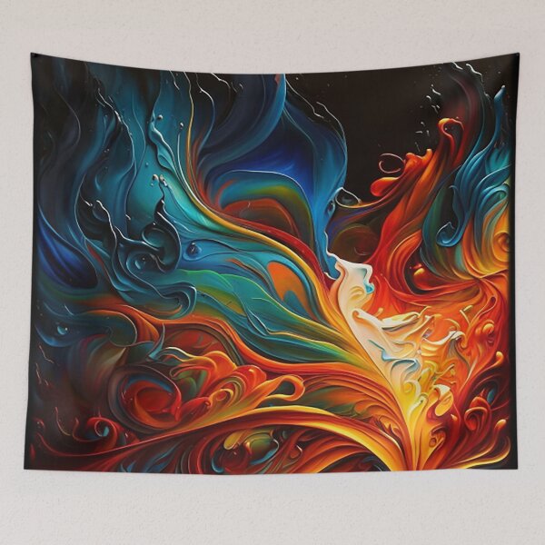 Item preview, Dancing Flames Unleashed designed and sold by FrumTheMindOf.