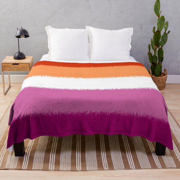 Aperçu de l'œuvre Scratchy Lesbian Pride Flag créée et vendue par Sum-Thangs.