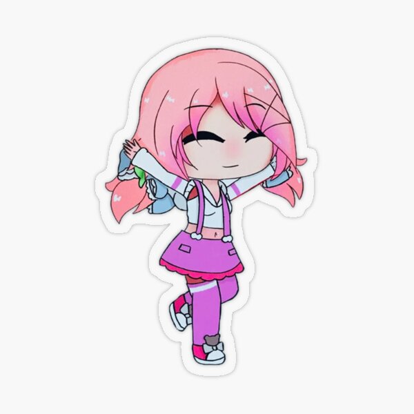 Happy Mouth Gachalife Sticker By Cyber Devil - Gacha Life Stickers