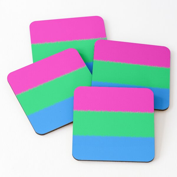 Aperçu de l'œuvre Scratchy Polysexual Pride Flag créée et vendue par Sum-Thangs.