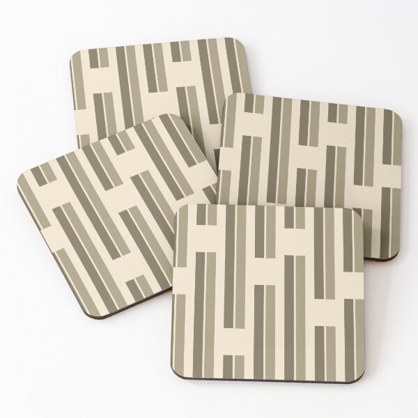 Item preview, Beige and Brown Geometric Lines designed and sold by FourAcreFarm.
