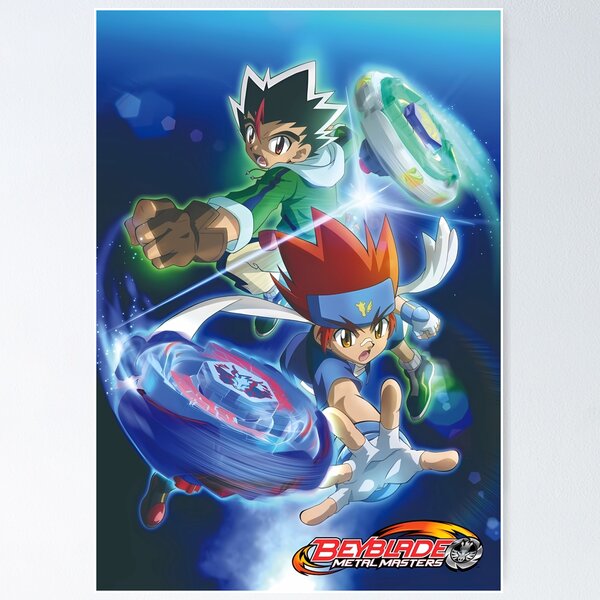 Classic Beyblade Metal Fusion Anime Canvas Art and Wall Art Poster