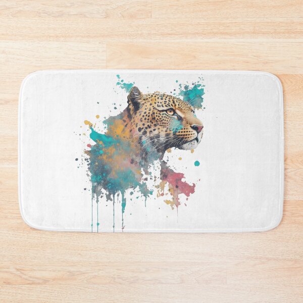 Item preview, Leopard: A Colorful and Abstract Stylized Animal Print Design for Streetwear and Hip-Hop Style designed and sold by TechBeeDesigns.