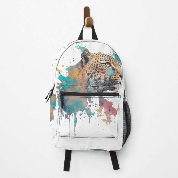 Item preview, Leopard: A Colorful and Abstract Stylized Animal Print Design for Streetwear and Hip-Hop Style designed and sold by TechBeeDesigns.