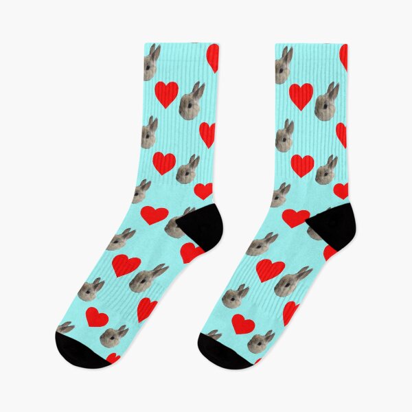Item preview, Nigel bunny sock design designed and sold by RoccoN.