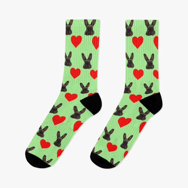 Item preview, Cheese bunny sock design designed and sold by RoccoN.
