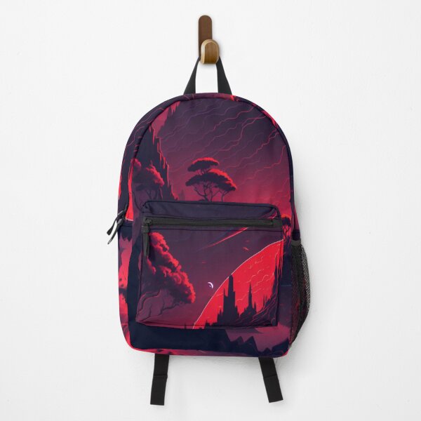 Item preview, Cosmic Island| Space Jungle II| Floating Comets| Bird's Sunset| Red Sky Dreams designed and sold by RedArtG09.