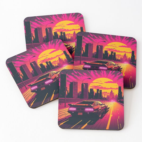 Item preview, Synthwave Car  designed and sold by Nightarcade.