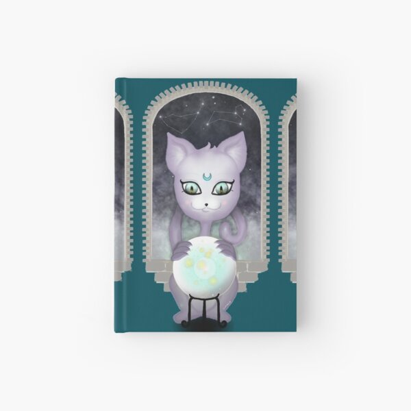 Mystic Miku | Crystal Ball & Zodiac | Teal Hardcover Journal