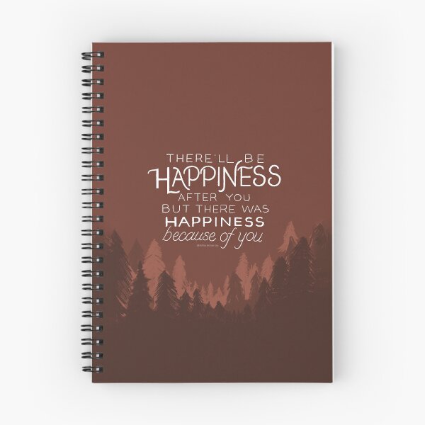 Item preview, There'll Be Happiness After You But There was Happiness Because of You Illustration Lettering Wallart Home Decor Lyrics Design Song Quote Love Heartbreak Sad Inspiring Hope designed and sold by Amber  Liu.