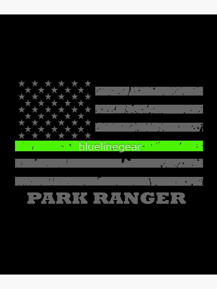 Thin Green Line Flag Park Ranger Or Game Warden T-Shirt Thin Green Line Flag Park Ranger Or Game Warden T-Shirt