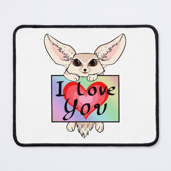 Item preview, Fennec fox (I love You) designed and sold by Infer-X.