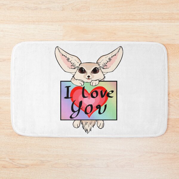 Item preview, Fennec fox (I love You) designed and sold by Infer-X.