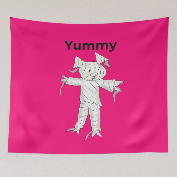 Item preview, Pink Yummy mummy.  Cute pig in mummy costume. designed and sold by PiggingJapan.