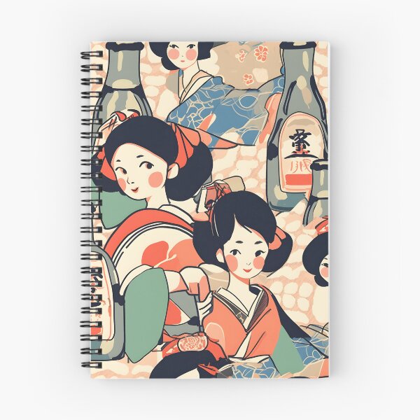 Item preview, Retro Japanese Geisha and Sake designed and sold by Studio Bankai.