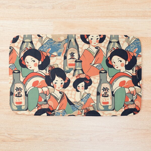 Item preview, Retro Japanese Geisha and Sake designed and sold by Studio Bankai.
