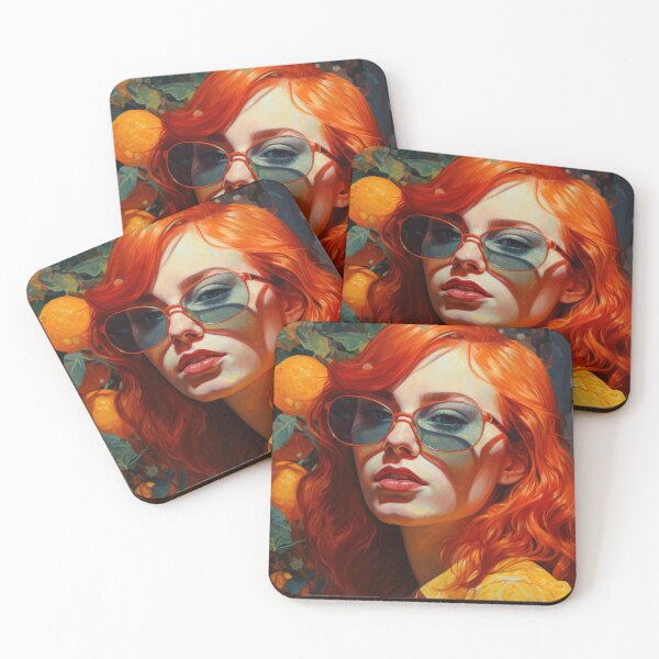Item preview, Tangerine Gaze: A Lustrous Affair designed and sold by strangecanvas.