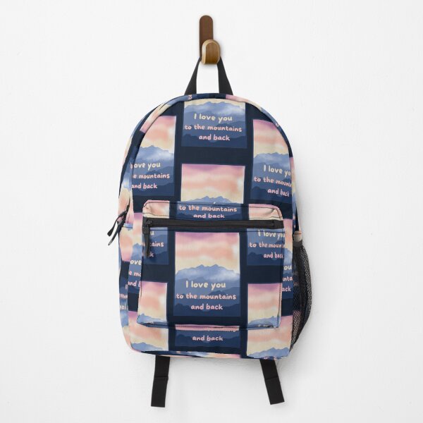 Item preview, I Love You To The Mountains And Back. A Hiker's Romance designed and sold by Rebel-Design.