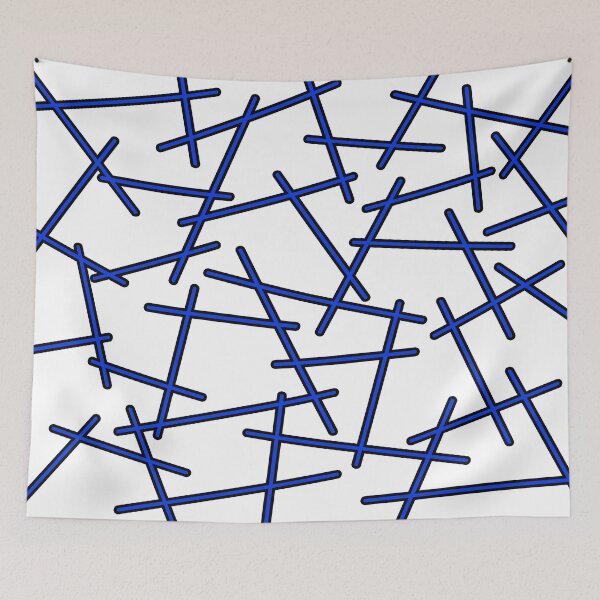 Item preview, Abstract geometric pattern - blue. designed and sold by K.S ART.