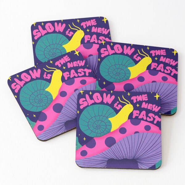 Item preview, Slow is a new Fast (colorful) illustration designed and sold by WeirdyTales.